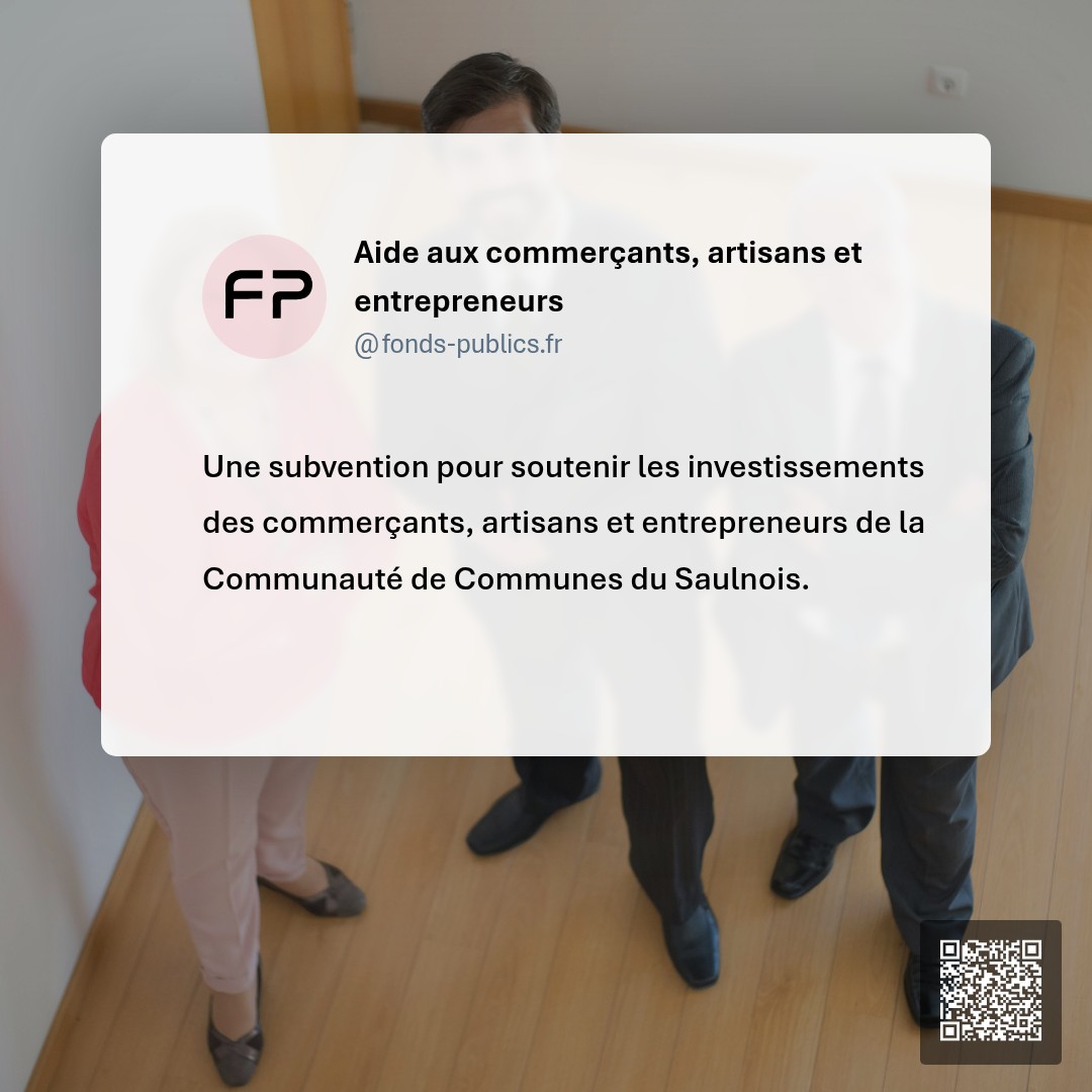 Aide aux commerçants