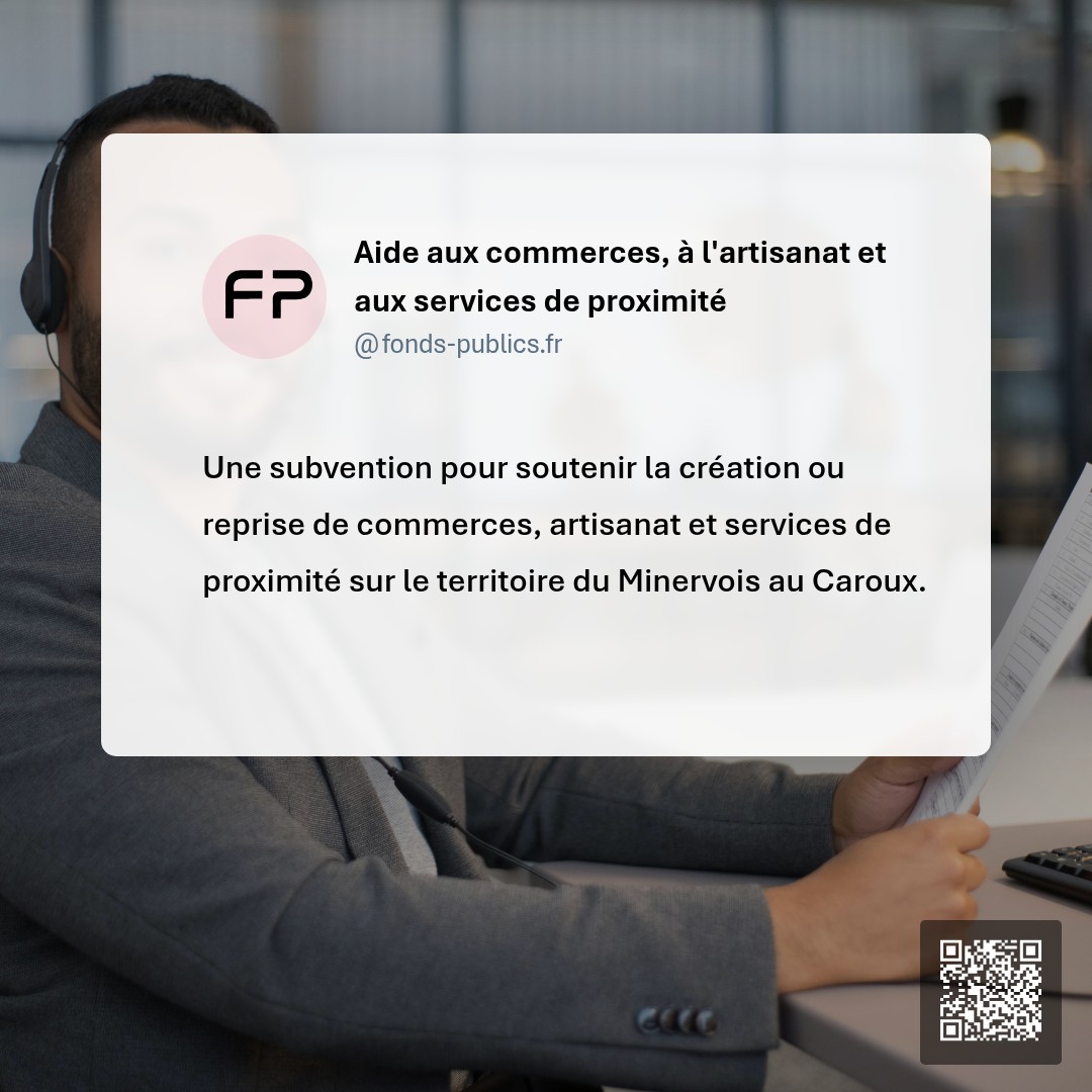 Aide aux commerces