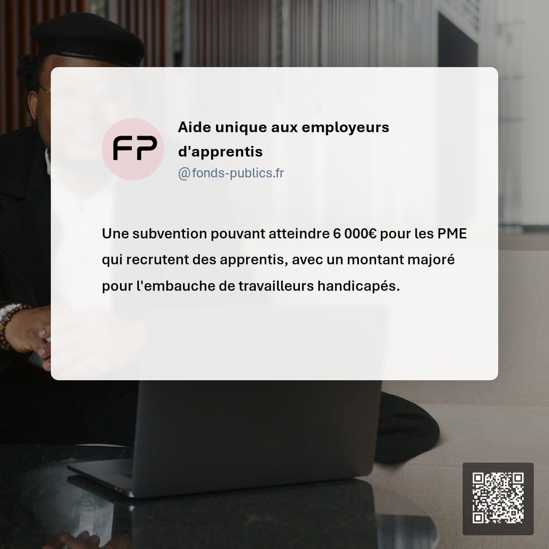 Aide unique aux employeurs d'apprentis : Une subvention pouvant atteindre 6 000€ pour les PME qui recrutent des apprentis
