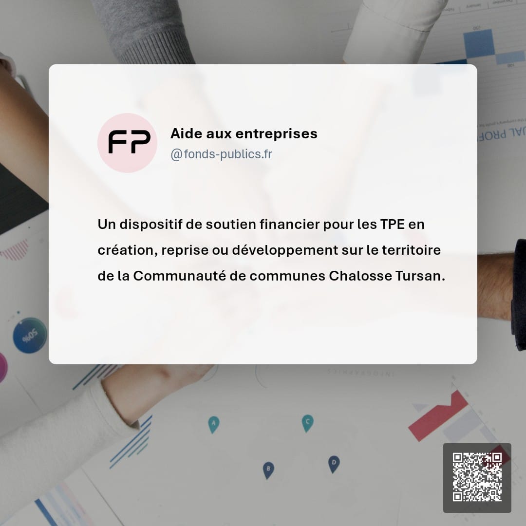 Aide aux entreprises : Un dispositif de soutien financier pour les TPE en création