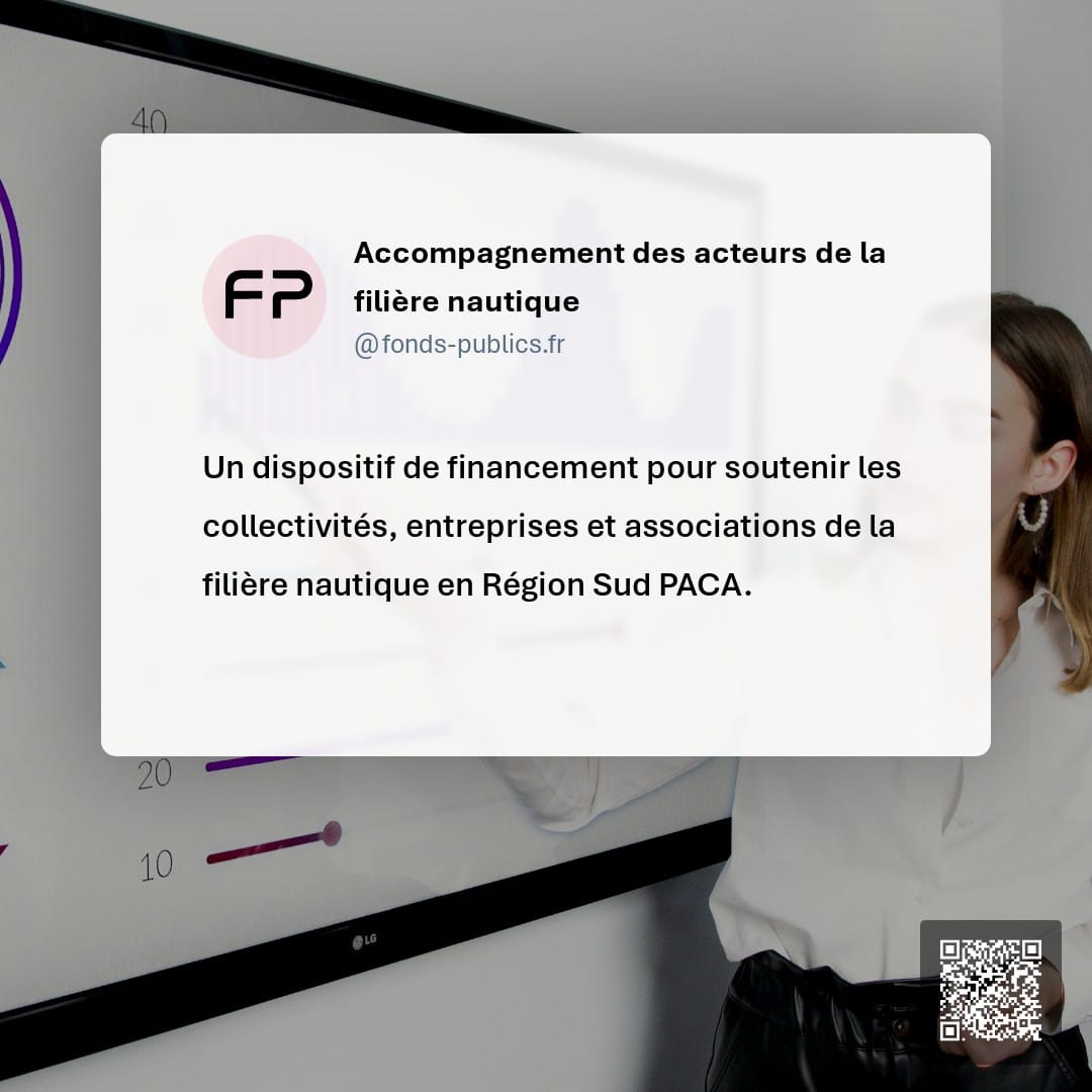 Accompagnement des acteurs de la filière nautique : Un dispositif de financement pour soutenir les collectivités