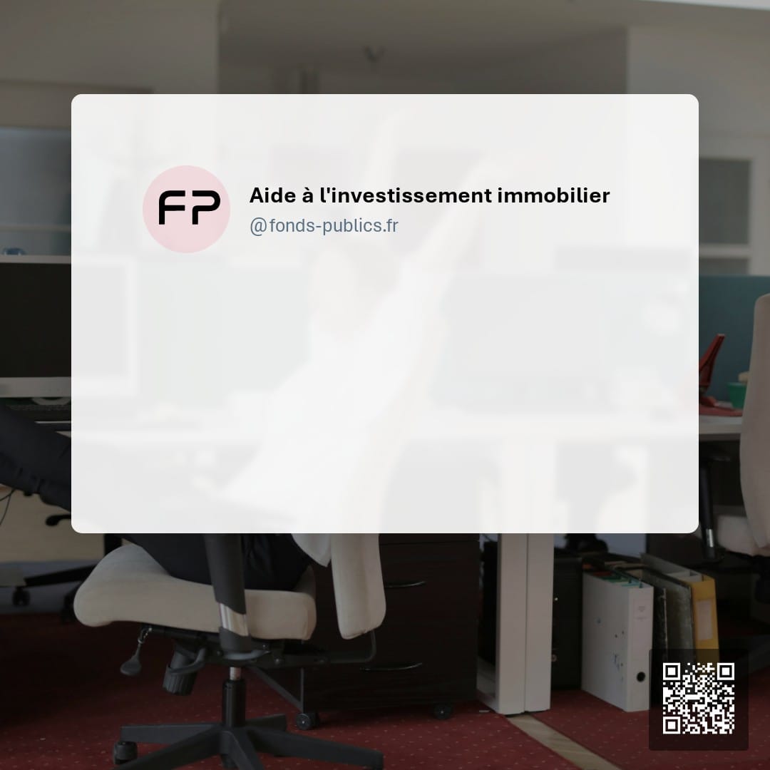 Aide à l'investissement immobilier : Une subvention représentant 20% des dépenses éligibles pour soutenir les projets d'investissement immobilier des TPE et PME.