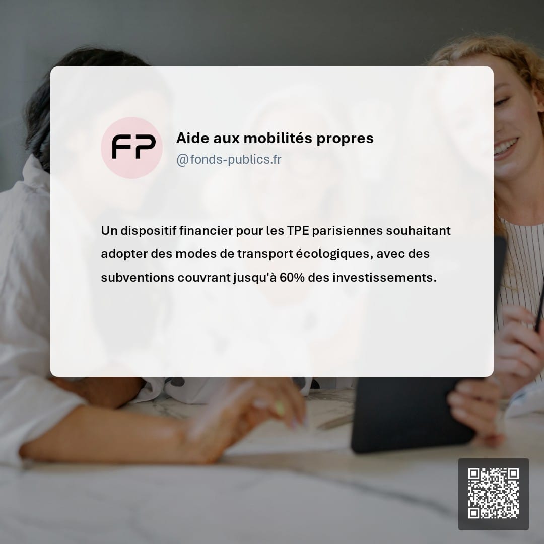 Aide aux mobilités propres : Un dispositif financier pour les TPE parisiennes souhaitant adopter des modes de transport écologiques