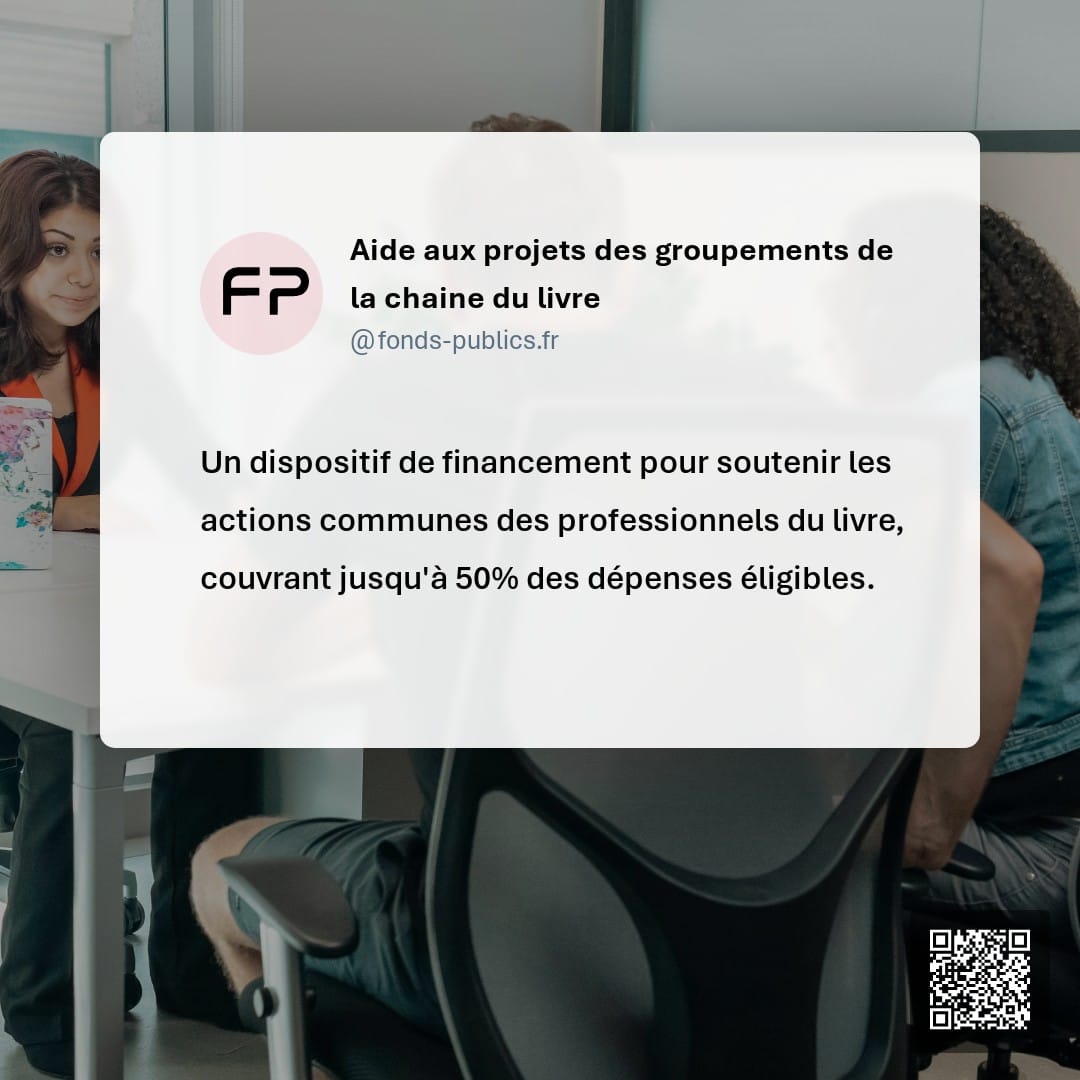 Aide aux projets des groupements de la chaine du livre : Un dispositif de financement pour soutenir les actions communes des professionnels du livre