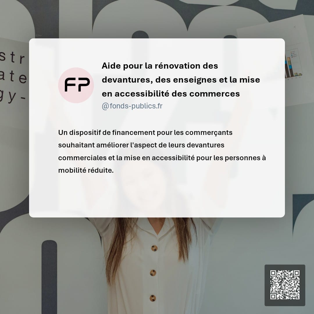 Aide pour la rénovation des devantures