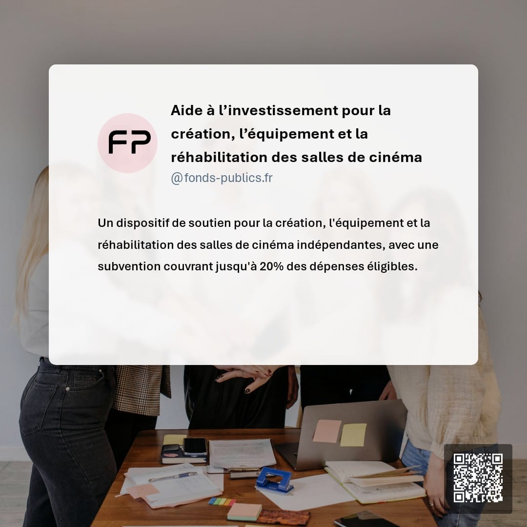 Aide à l’investissement pour la création