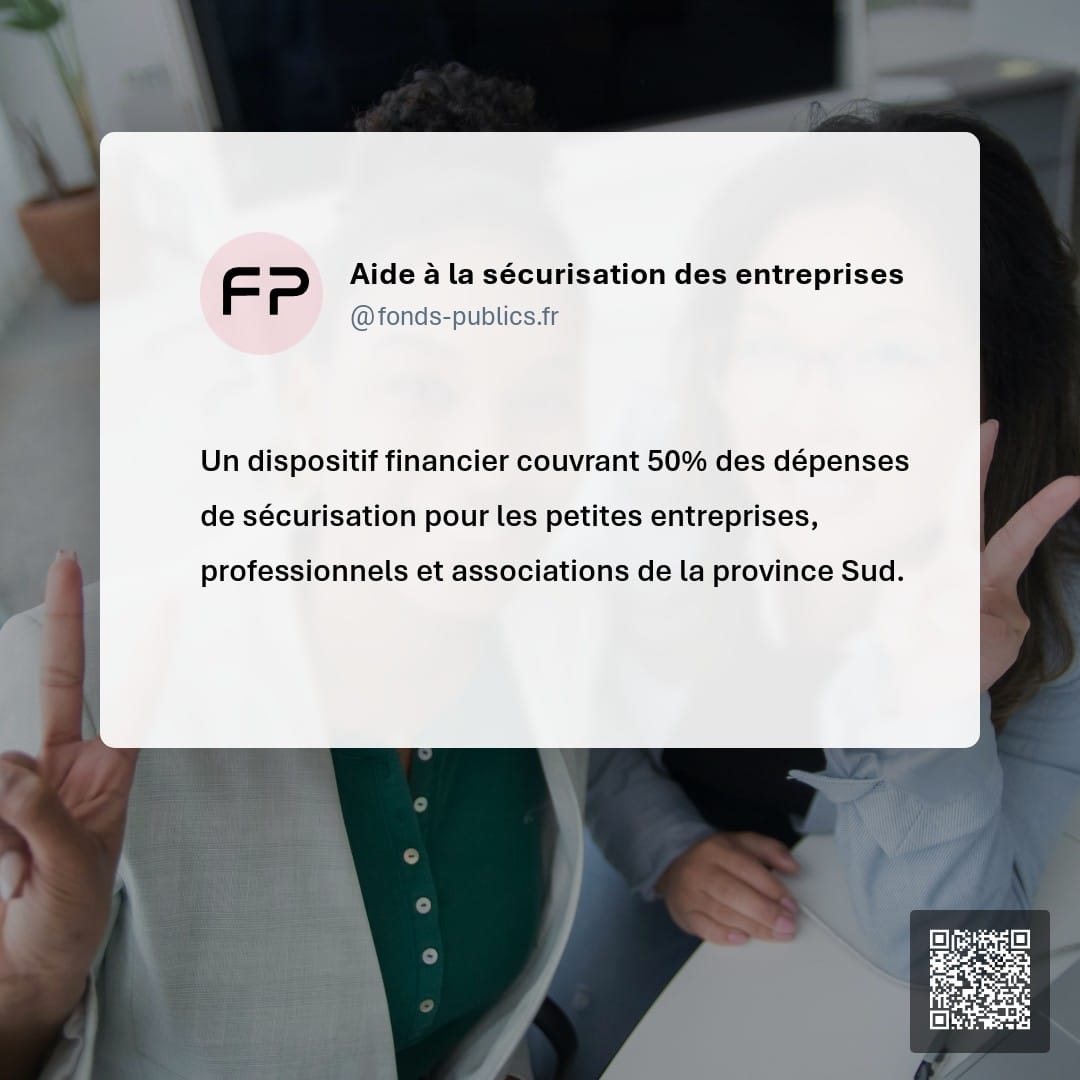 Aide à la sécurisation des entreprises : Un dispositif financier couvrant 50% des dépenses de sécurisation pour les petites entreprises