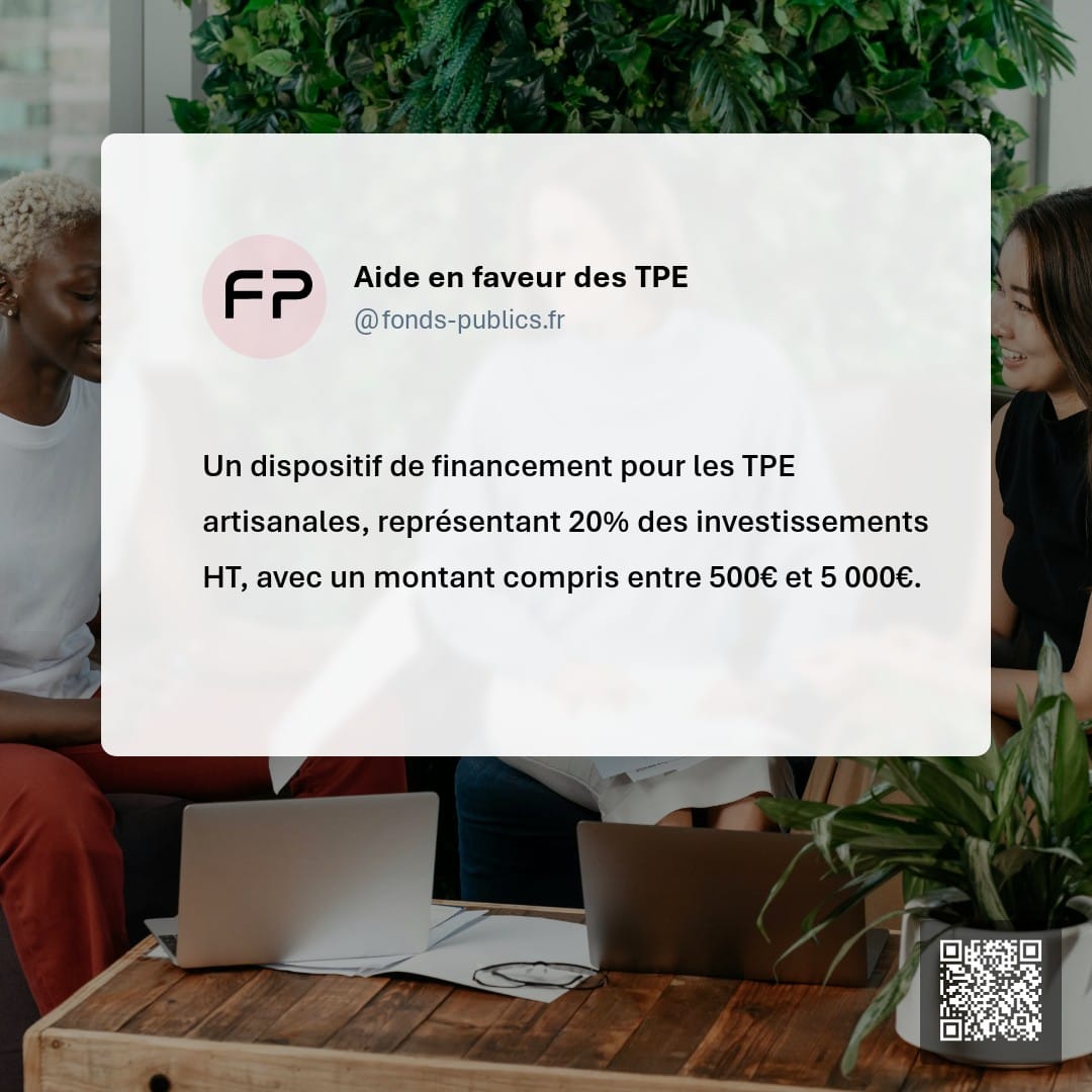Aide en faveur des TPE : Un dispositif de financement pour les TPE artisanales