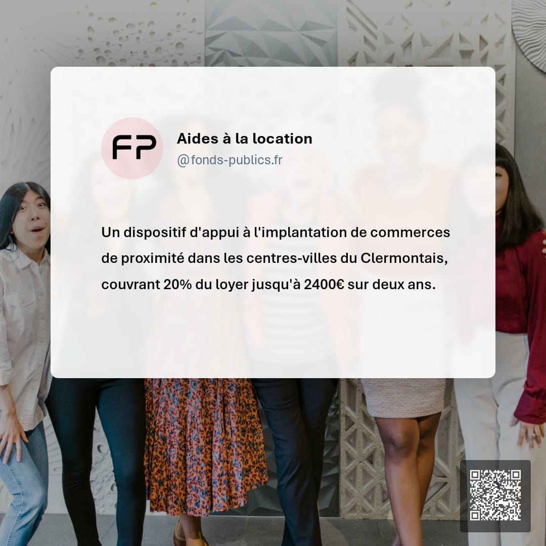 Aides à la location : Un dispositif d'appui à l'implantation de commerces de proximité dans les centres-villes du Clermontais