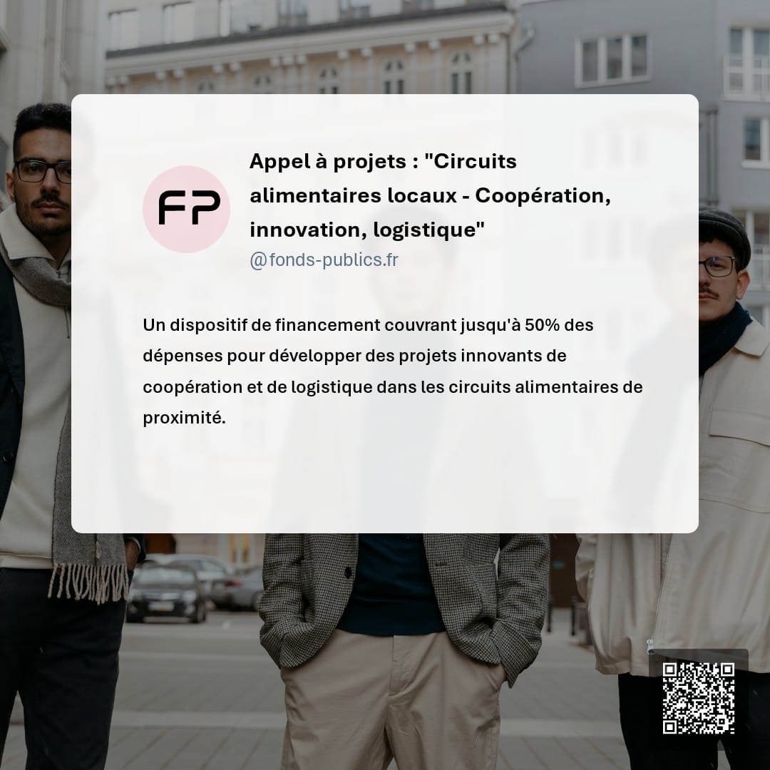 Appel à projets : "Circuits alimentaires locaux - Coopération