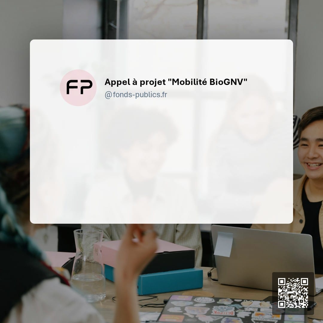 Appel à projet "Mobilité BioGNV" : Une subvention pour l'acquisition de véhicules de transport roulant au BioGNV