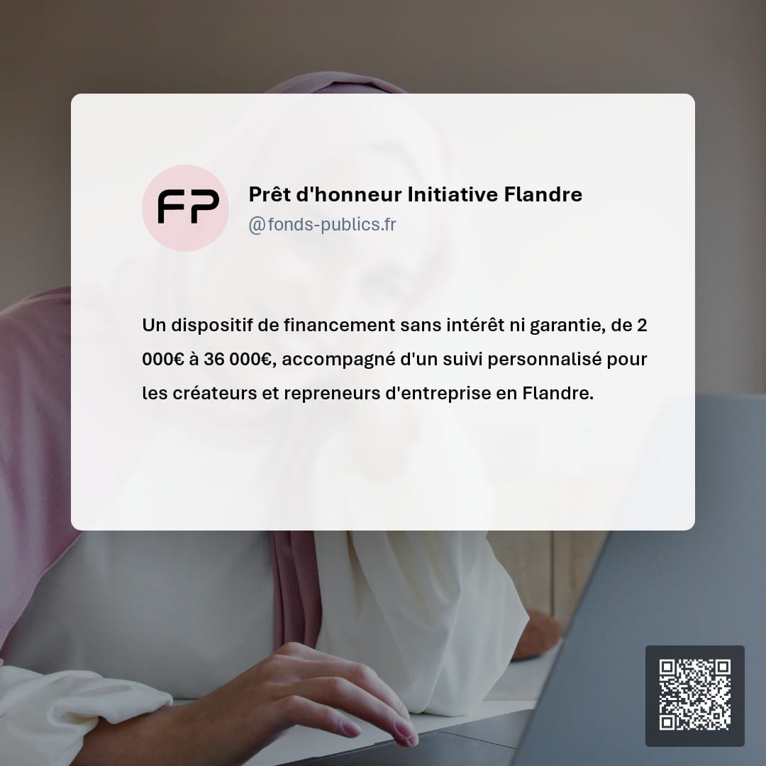 Prêt d'honneur Initiative Flandre : Un dispositif de financement sans intérêt ni garantie
