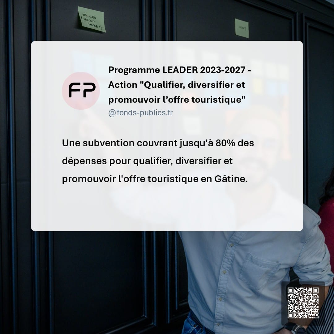 Programme LEADER 2023-2027 - Action "Qualifier