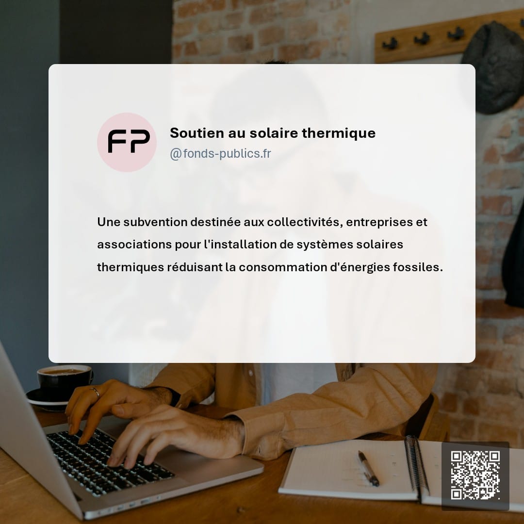 Soutien au solaire thermique : Une subvention destinée aux collectivités